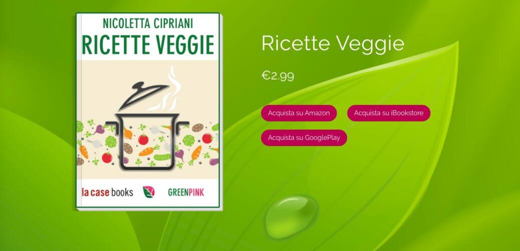 Ricette veggie, un ebook firmato Greenpink