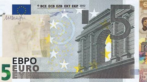 DA OGGI LE NUOVE 5 EURO